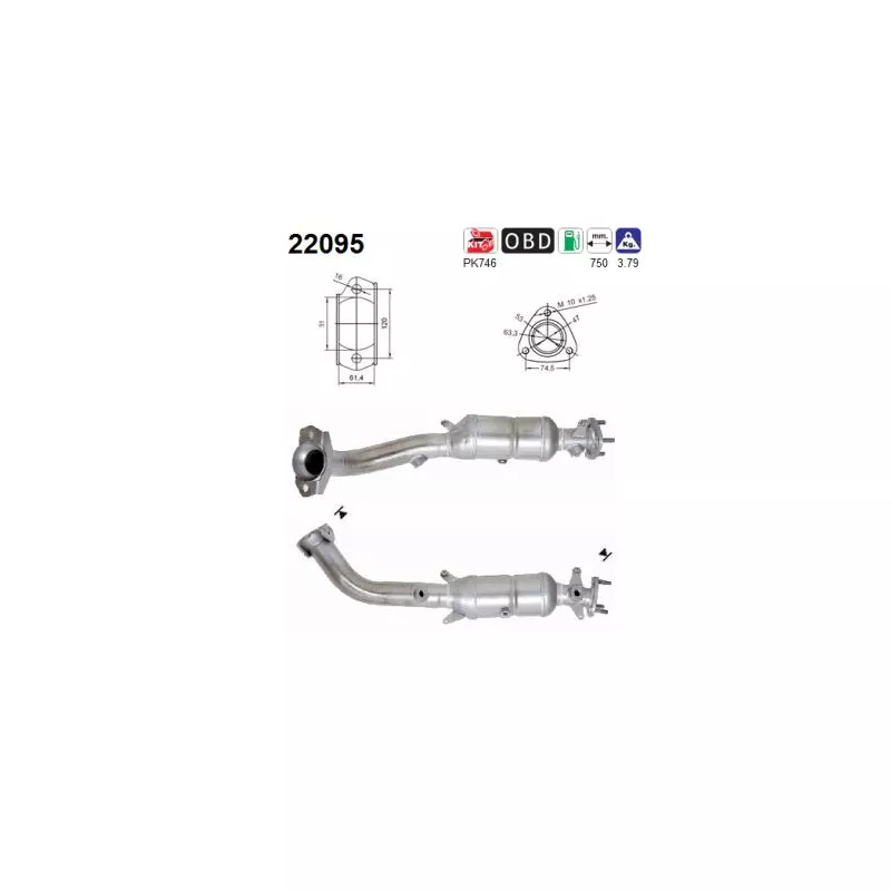 Catalyseur AS 22095
