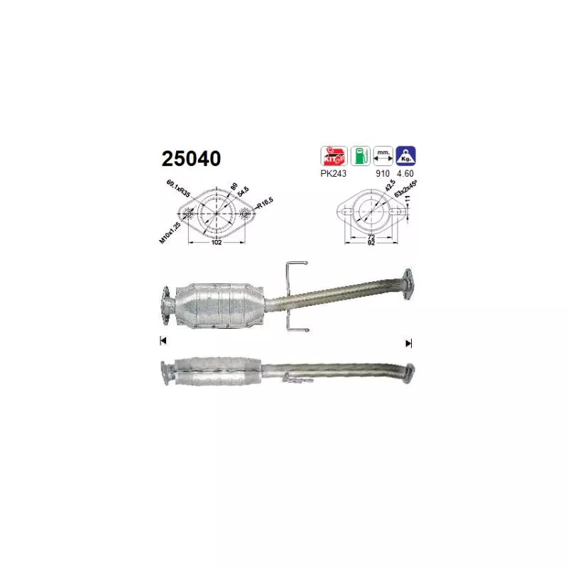 Catalyseur AS 25040