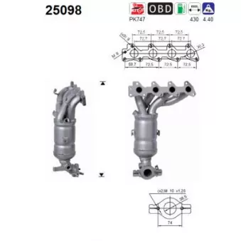 Catalyseur AS 25098
