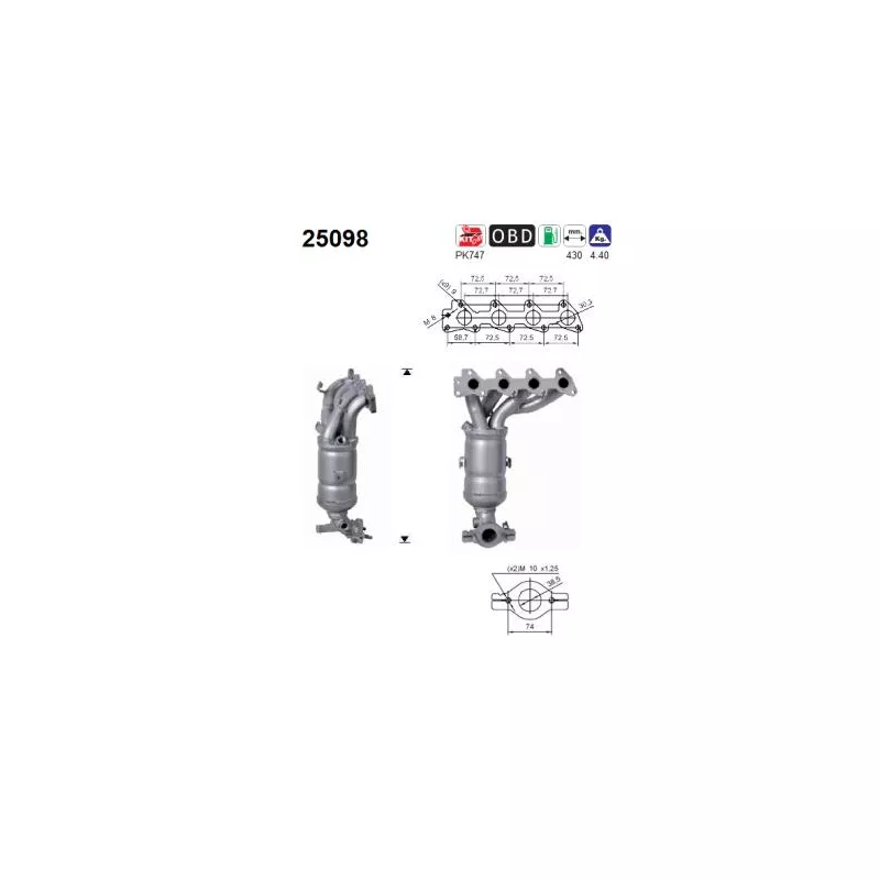 Catalyseur AS 25098