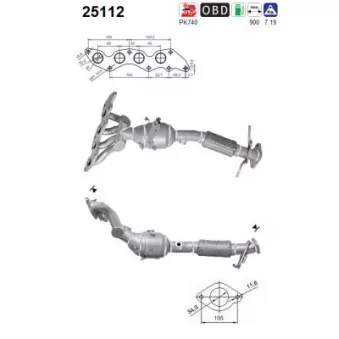 Catalyseur AS 25112