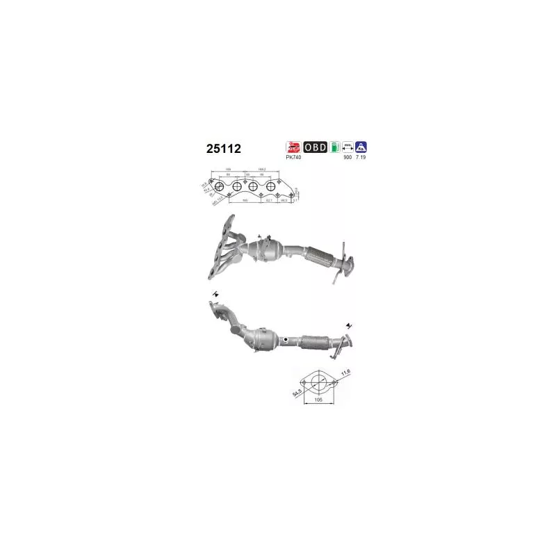Catalyseur AS 25112