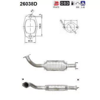 Catalyseur AS 26038D
