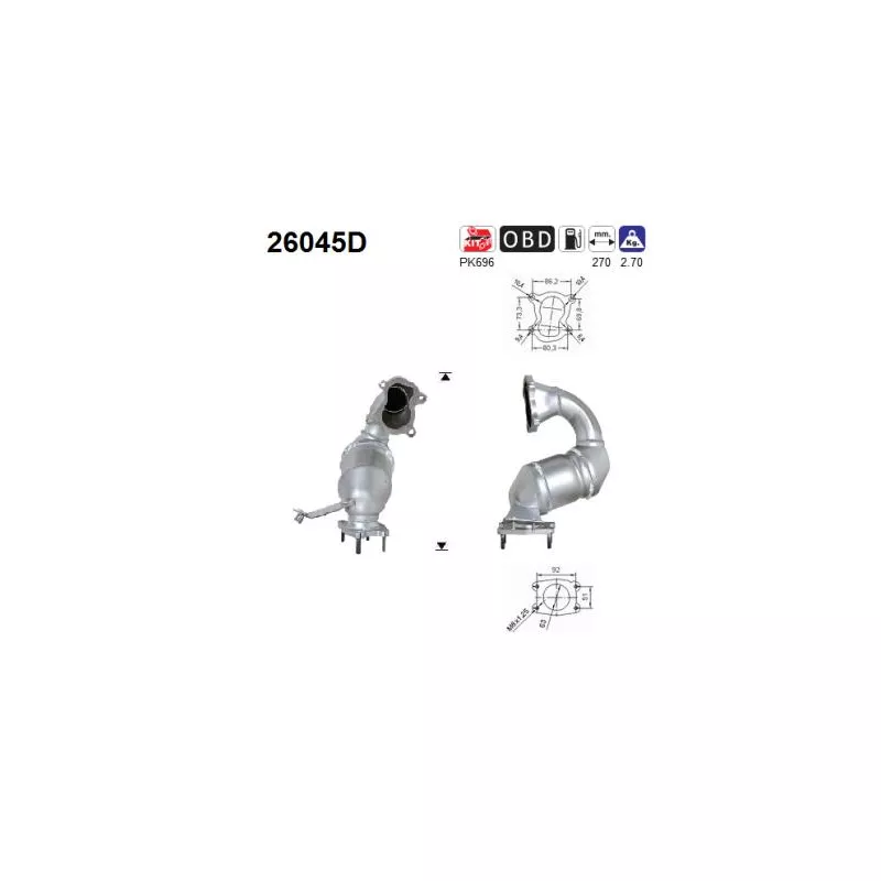 Catalyseur AS 26045D
