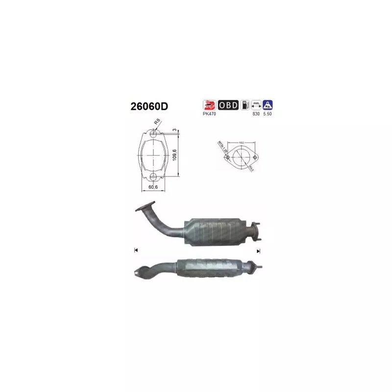 Catalyseur AS 26060D