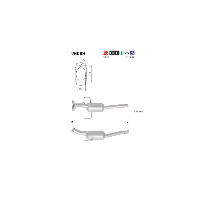 Catalyseur AS 26069