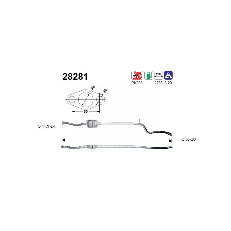 Catalyseur AS 28281