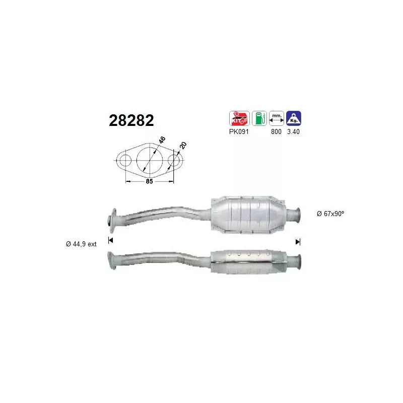 Catalyseur AS 28282