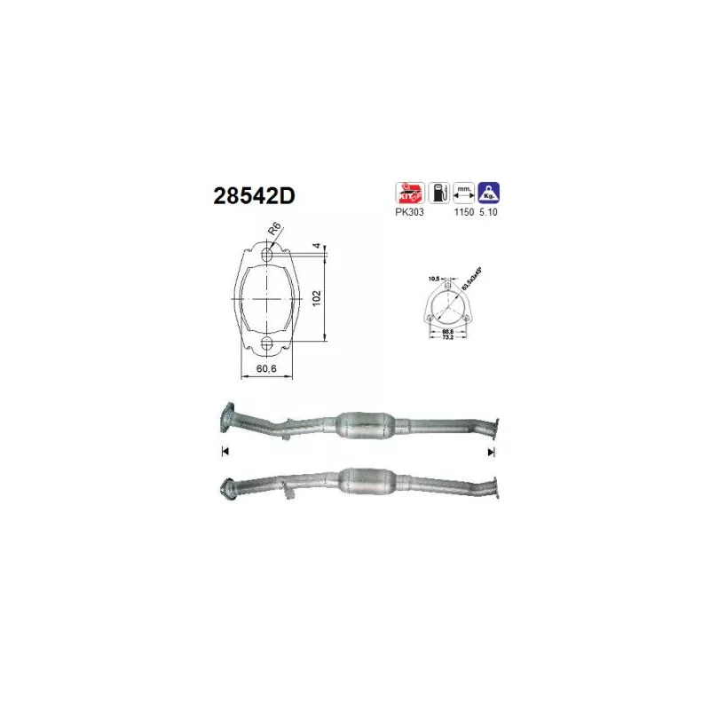 Catalyseur AS 28542D