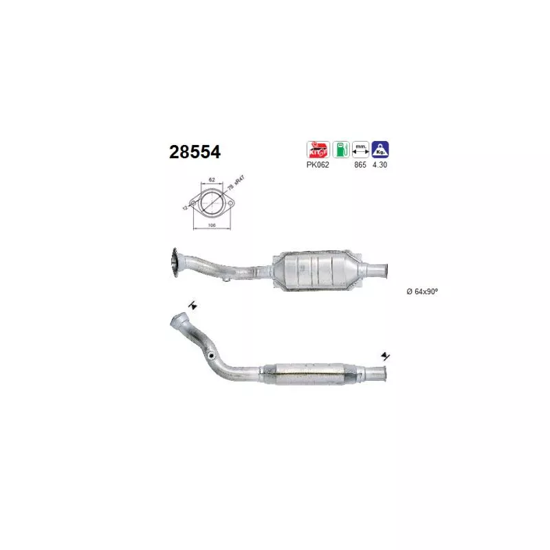 Catalyseur AS 28554