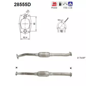 Catalyseur AS 28555D