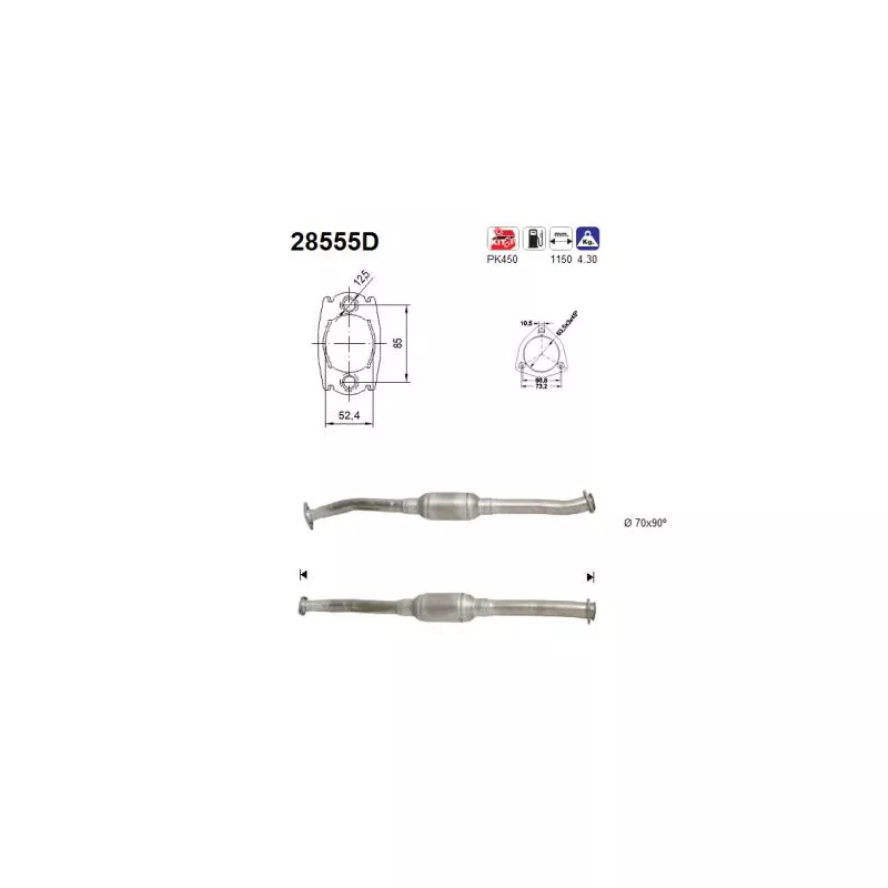 Catalyseur AS 28555D