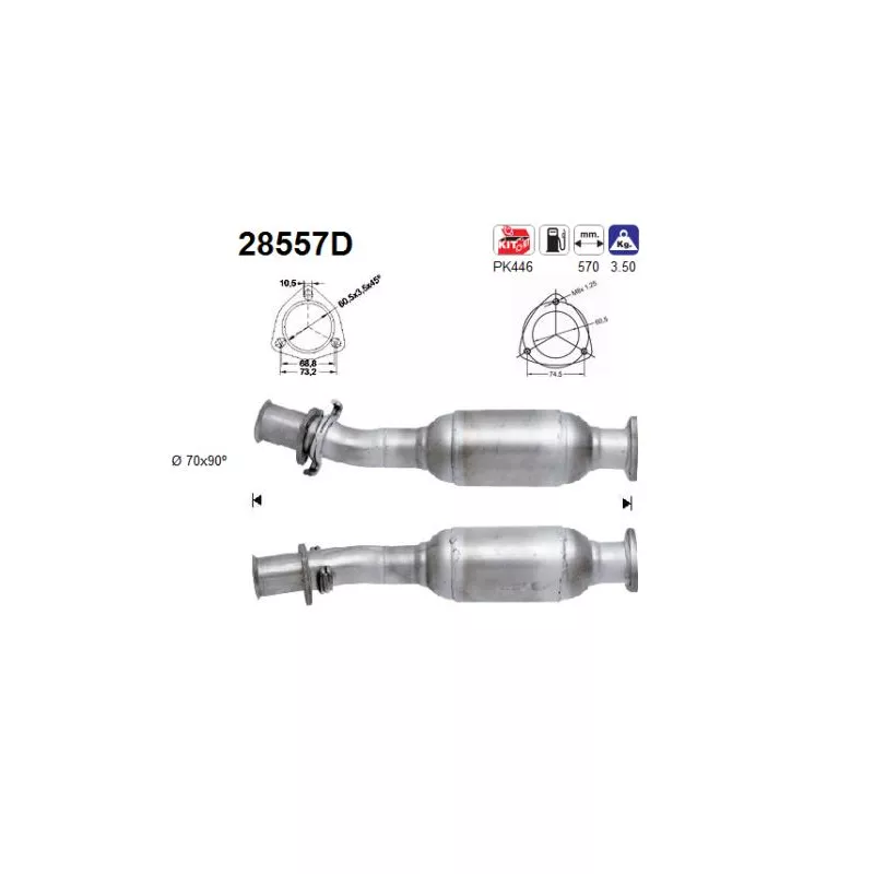 Catalyseur AS 28557D