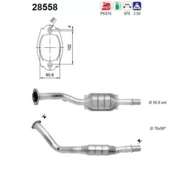 Catalyseur AS 28558