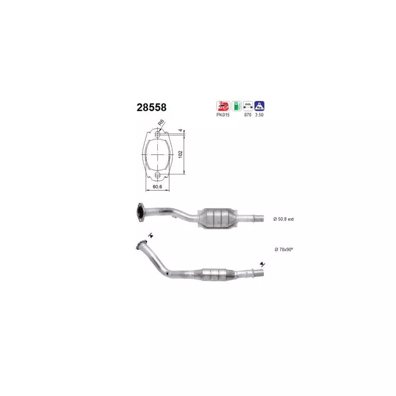 Catalyseur AS 28558
