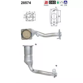 Catalyseur AS 28574