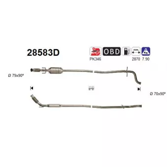 Catalyseur AS 28583D