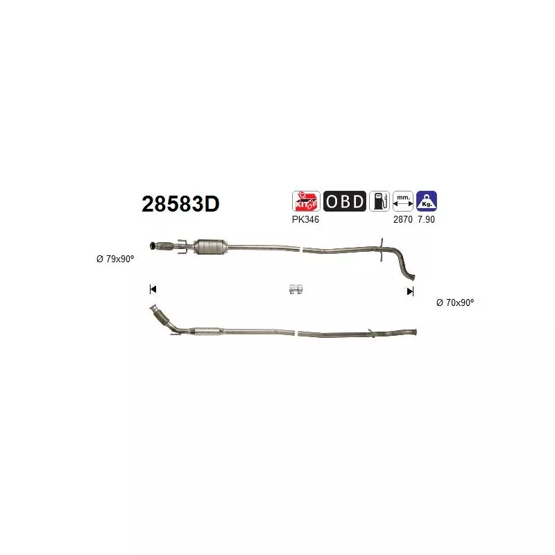 Catalyseur AS 28583D