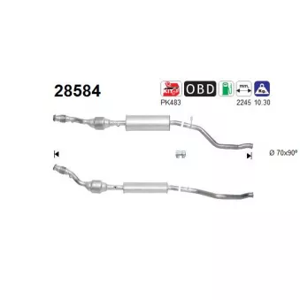 Catalyseur AS 28584