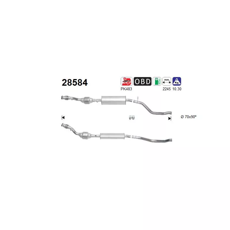 Catalyseur AS 28584