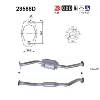 Catalyseur AS 28588D