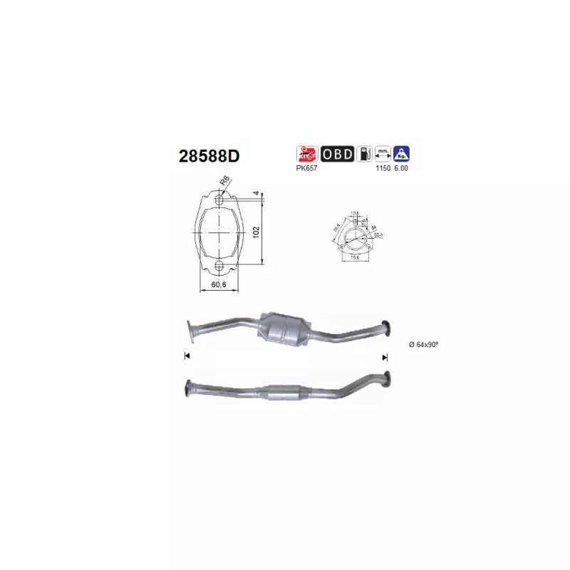 Catalyseur AS 28588D