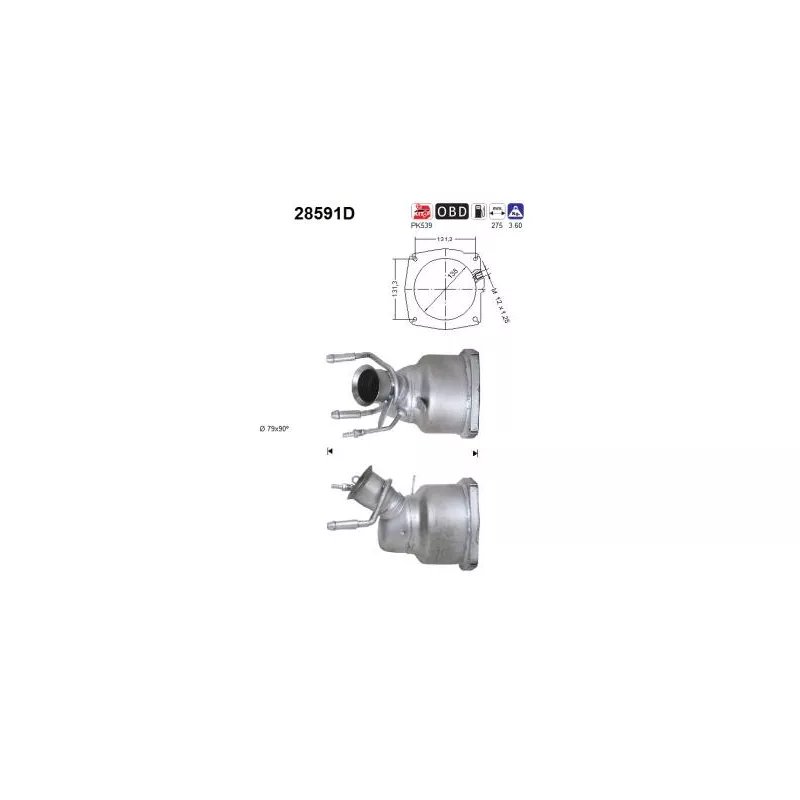 Catalyseur AS 28591D