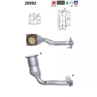 Catalyseur AS 28592
