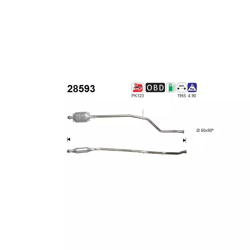 Catalyseur AS 28593
