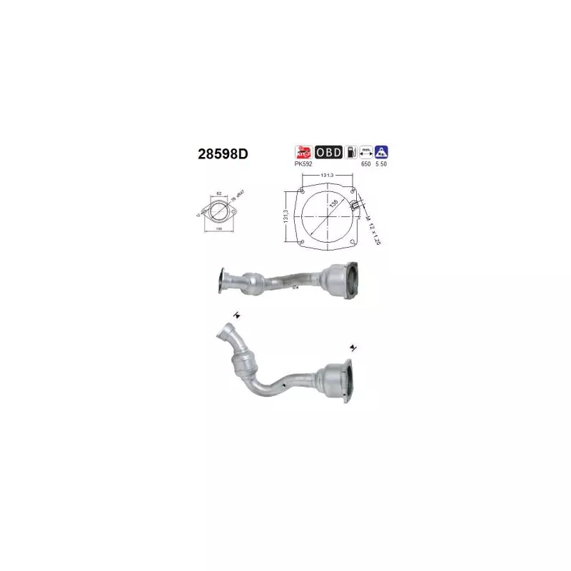 Catalyseur AS 28598D