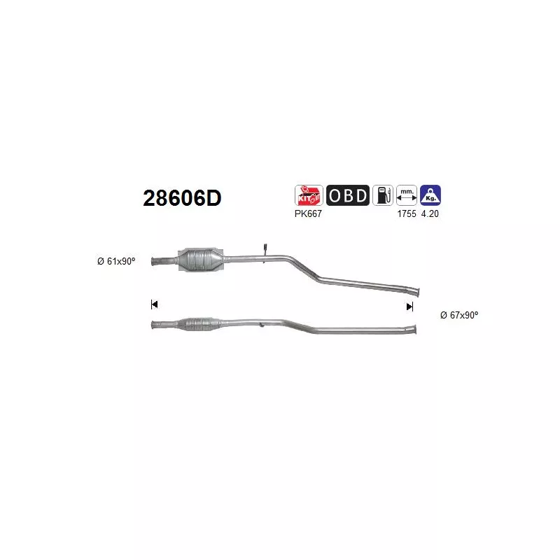 Catalyseur AS 28606D
