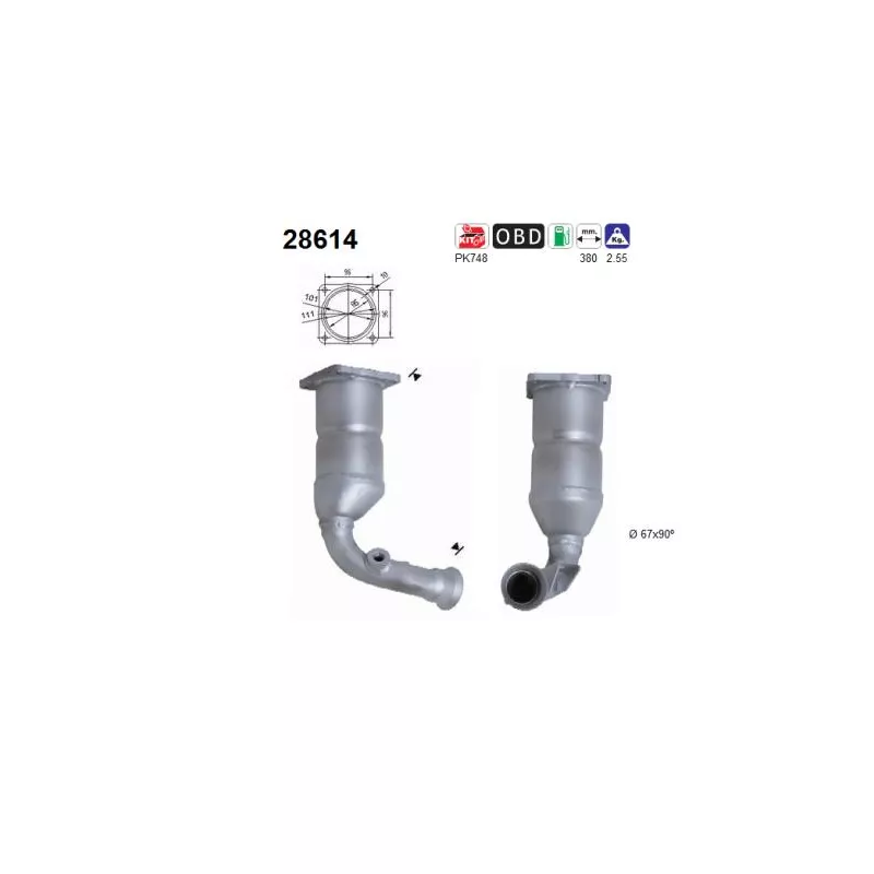 Catalyseur AS 28614