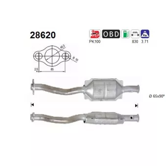 Catalyseur AS 28620