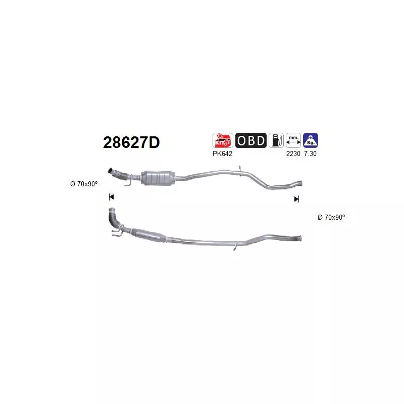 Catalyseur AS 28627D