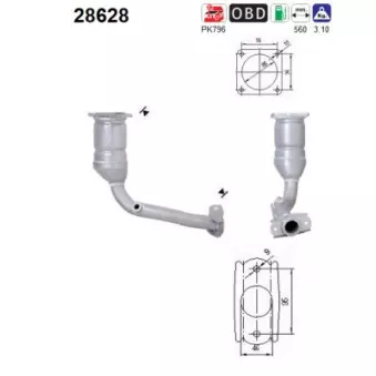 Catalyseur AS 28628
