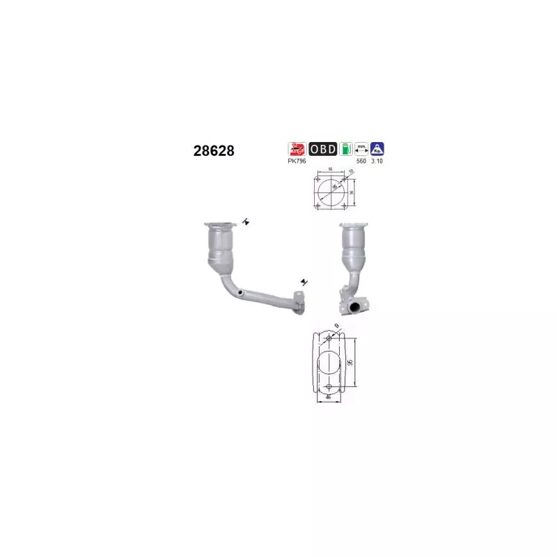 Catalyseur AS 28628