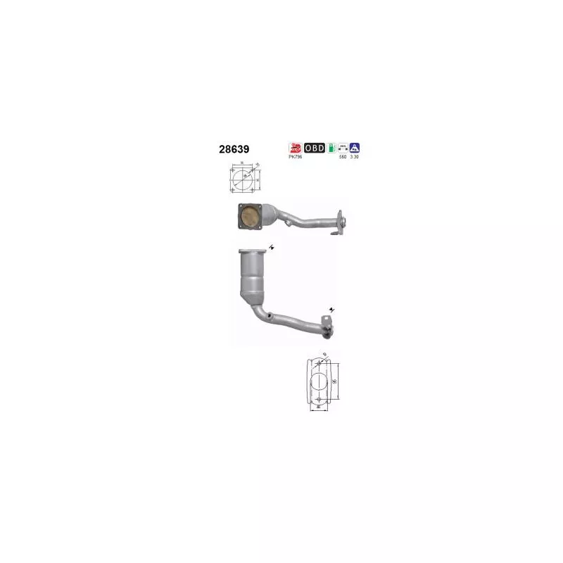 Catalyseur AS 28639