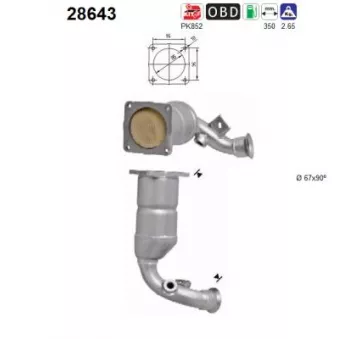 Catalyseur AS 28643