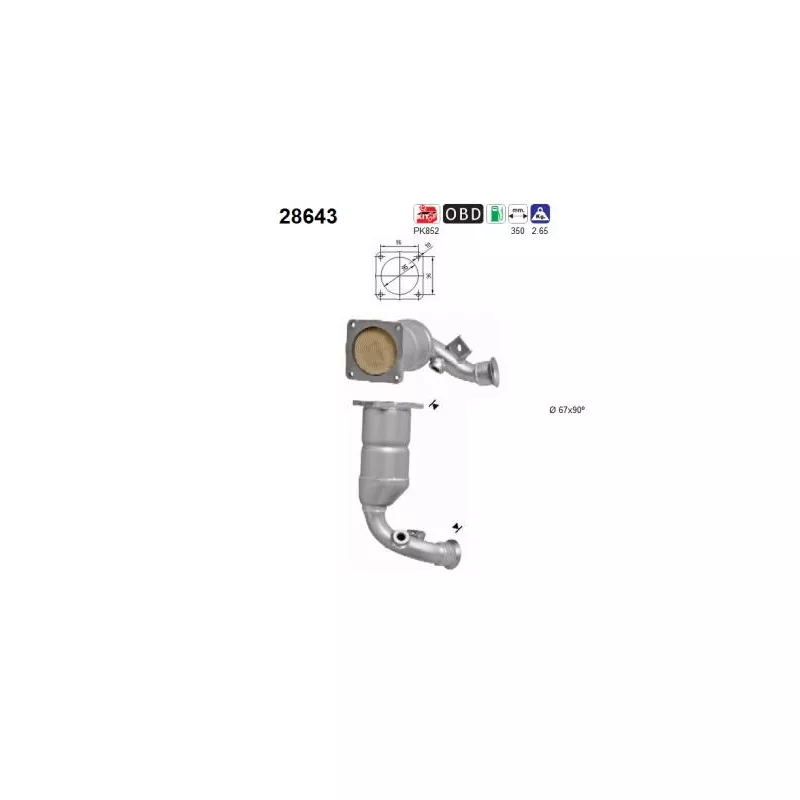 Catalyseur AS 28643