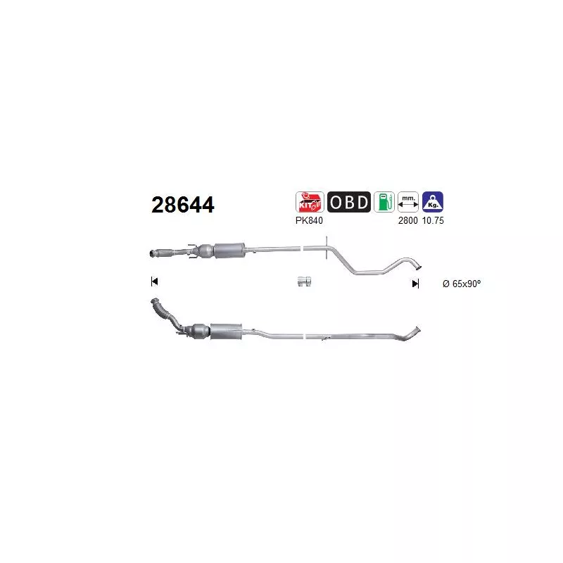 Catalyseur AS 28644