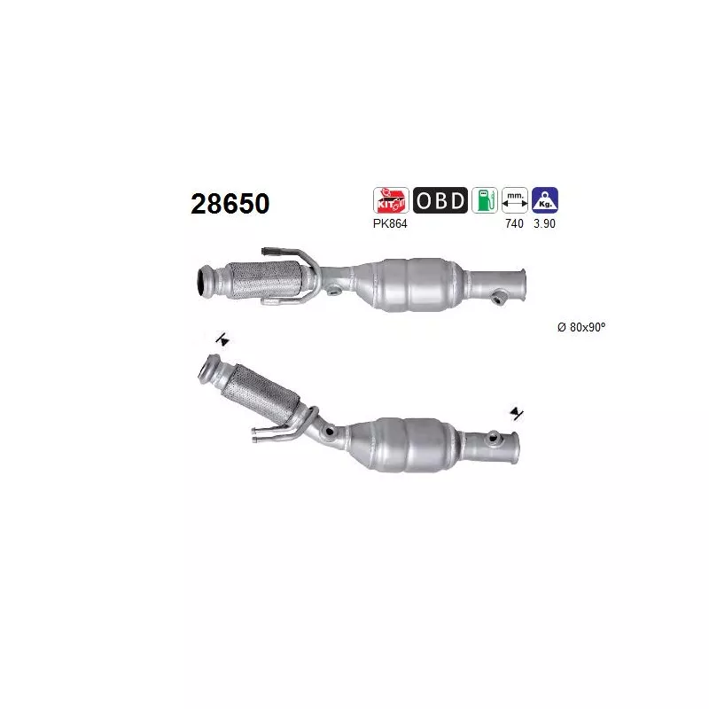 Catalyseur AS 28650