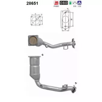 Catalyseur AS 28651