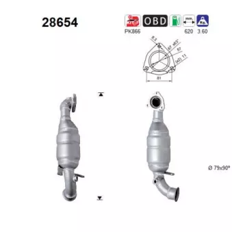 Catalyseur AS 28654