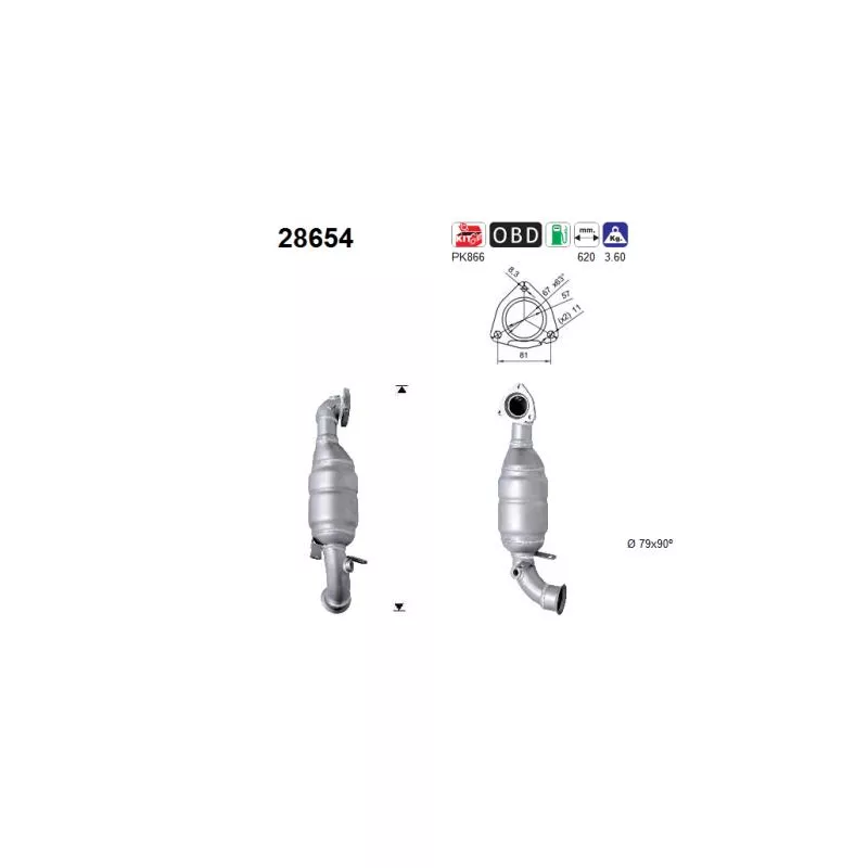 Catalyseur AS 28654