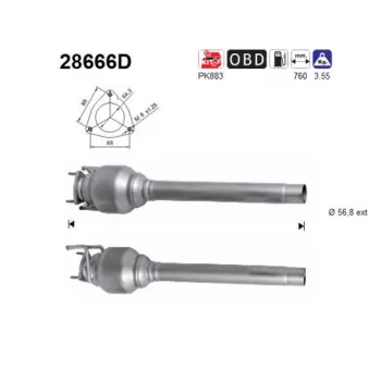 Catalyseur AS 28666D
