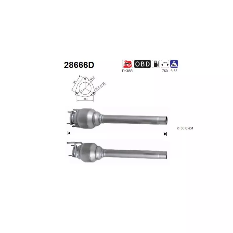 Catalyseur AS 28666D