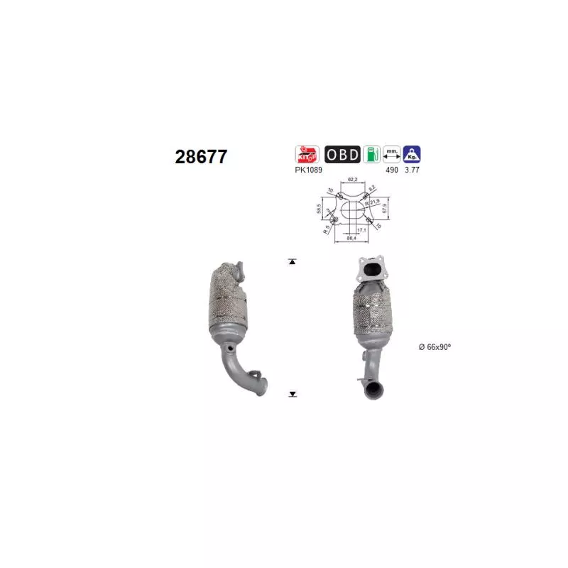 Catalyseur AS 28677