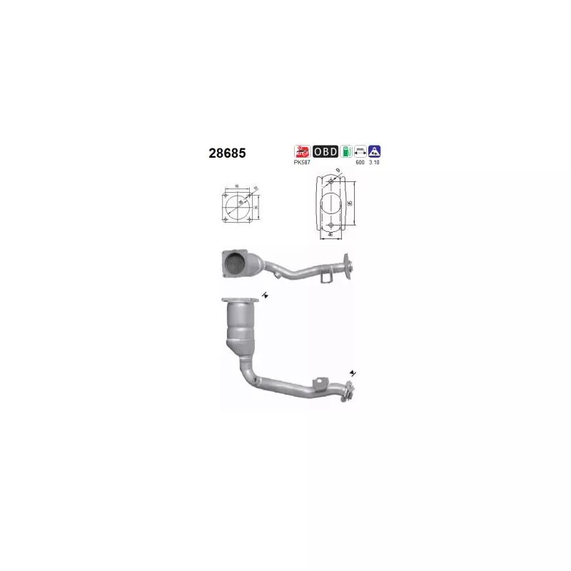 Catalyseur AS 28685