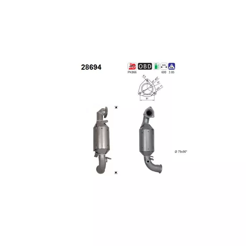 Catalyseur AS 28694