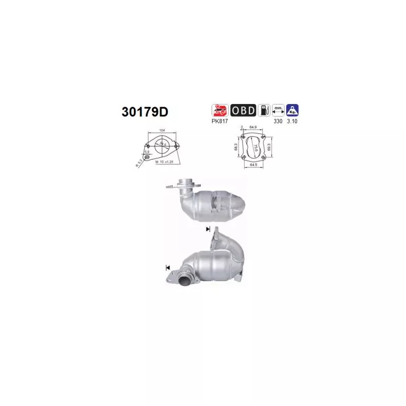 Catalyseur AS 30179D